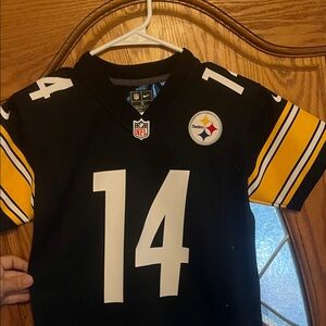 NFL Kids Black and Gold Team Jersey youth size small